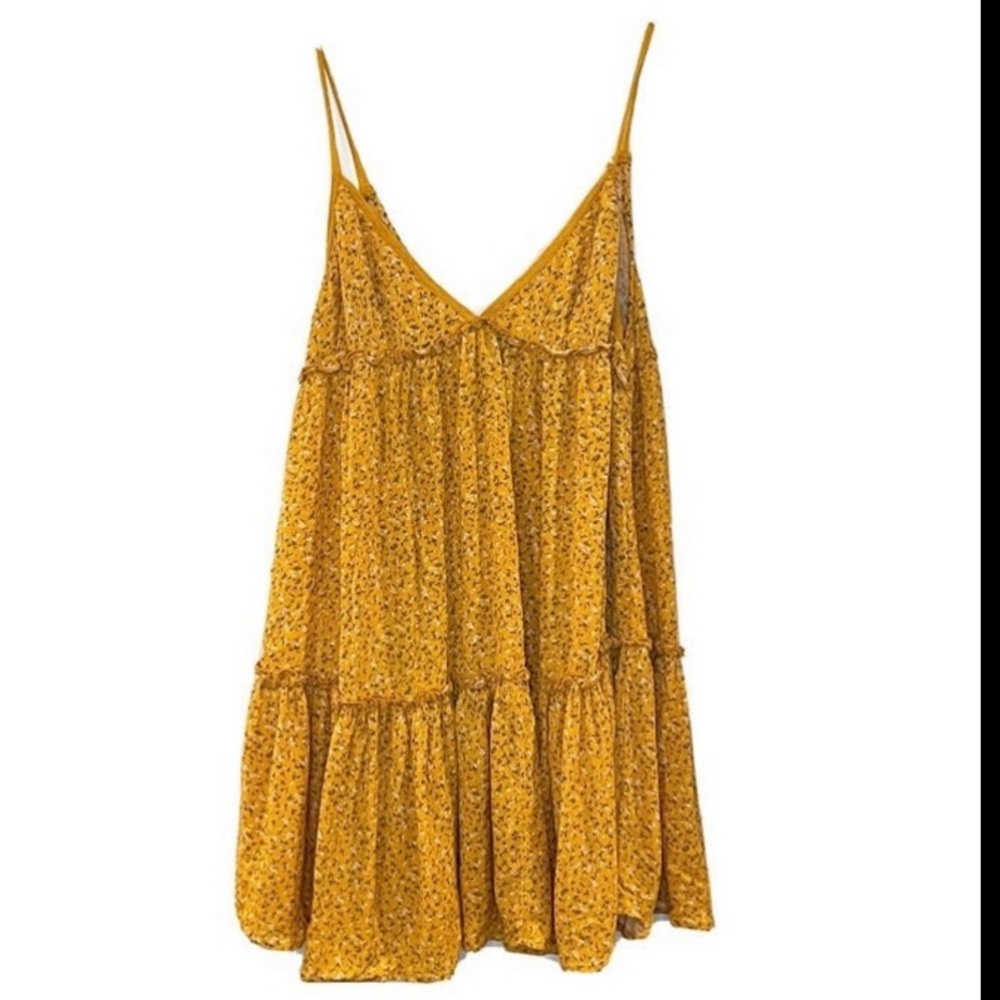 Wild Fable yellow floral flowy sundress